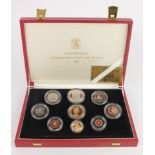 Royal Mint: The United Kingdom Commemorative Proof Coin Collection 1981 (9 coins) gold proof £5,