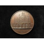 Italian Commemorative Medal, Venice, bronze d.59mm: Basilica of San Marco architectural medal by