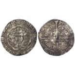 Henry V silver Groat (1413-22), London mint, mm. pierced cross, mullet on shoulder. S.1765. 3.48g.