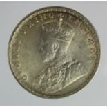 India silver Rupee 1919, lightly toned UNC