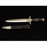 German OR's 2nd Pattern DLB post '38 Air Raid Precaution dagger with scabbard. No makers mark. Rare