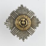 Badge Scots Guards possibly silver pin back brooch fitted.
