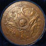 British Academic Medal (electrotype plaque) copper d.145mm: National Art Competition (founded