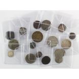 European States (19) early milled and hammered coins, including silver, noted Saxony 1/12 Thaler