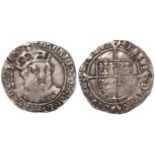 Henry VIII Third Coinage (slightly debased) silver Groat (1544-47), London mint, mm. lis / lis, bust