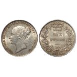 Sixpence 1864 dn23, AU