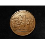 German Commemorative Medal, bronze d.50.5mm: Shrine of the Three Kings at Cologne Cathedral (