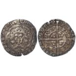 Edward IV Second Reign silver Groat (1471-83), London mint, mm. pellet within annulet, no marks by