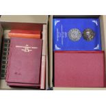 Numismatic Books, a large collection in two boxes including many Ipswich Numismatic Society 'TINS'