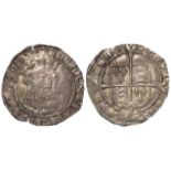 Henry VIII Third Coinage (slightly debased) silver Groat (1544-47), Canterbury mint, no mintmark,