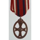 Nursing bronze medal Queen Alexandra's Imperial Nursing Service (1902 - 1949 version) blank on