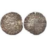 Edward IV First Reign, Light Coinage silver Groat (1464-70), London mint, mm. crown / sun,