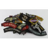 Cloth Military Patches. (approx 30)