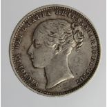 Shilling 1872 dn7, VF-GVF