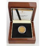 Sovereign 1820 "Open 2" Fine/GF in a "London Mint" box with certificate