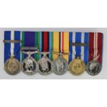 Group mounted as worn - NATO Medal with Kosovo clasp, CSM QE2 for Northern Ireland (25101477 Pte K