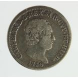 Italian States, Sardinia silver 50 Cents 1830 Fine, scarce.
