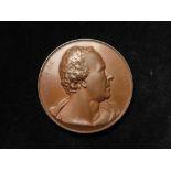 British Commemorative Medal, bronze d.55mm: John Bacon, Art Union of London 1864 (medal) by J.S.