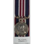 Military Medal GV named (19287 Pte A Lawler 12/High.L.I.). MM L/G 12/6/1918, 106/bde 35th Div. RP/No