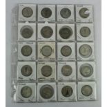 Ireland (20) collection of predecimal silver Halfcrowns and Florins, mixed grade.