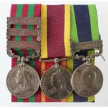 Group - India Medal 1895 with bars Punjab Frontier 1897-98, Tirah 1897-98, Samana 1897 (3743 Sepoy