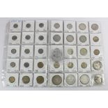 Iceland (42) collection of coins 1920s to modern including silver.