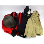 Militaria - clothing to include Army Air Corps mess jacket, with bullion badge QC, Colonel Rank,