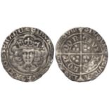 Edward IV Second Reign silver Groat (1471-83), London mint, mm. cinquefoil, rose on breast;