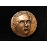 French Commemorative / Art Medal, bronze d.68mm: Antoine-Louis Barye (sculptor) 1796-1875, (medal)