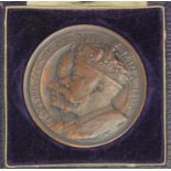 British Commemorative Medal, bronze d.51.5mm: Coronation of George V 1911, Newcastle-Upon-Tyne local