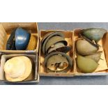 Military / Home Front, various countries - collection of Helmets (approx 15) and various sidecaps,