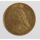 Half Sovereign 1887 (JH) aVF