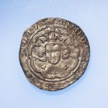 Edward III silver Groat of London, pre-treaty, S.1565, 4.60g, VF