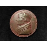 French Commemorative Medal, bronze d.95mm: Hans Holbein the Younger, reproduction of the Renaissance