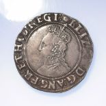 Elizabeth I hammered silver Shilling mm. tun, S.2577, 6.15g, toned GF