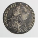 Shilling 1787 no hearts, S.3743, GVF