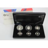 Britannia 2014 six coin proof set. FDC in the Royal Mint case of issue with certificate