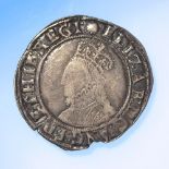 Elizabeth I hammered silver Shilling mm. escallop, Sixth Issue, S.2577, 5.97g, GF/nVF, a small