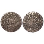 Henry VII silver Groat, London mint, mm. anchor (1499-1502) Class IIIc, S.2199. 2.90g. NVF