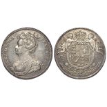 British Commemorative Medalet, silver d.24mm: Queen Anne, Act of Union of England and Scotland (