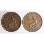 Australian 19thC Penny Tokens (2) both of Annand Smith & Co., Melbourne, aVF