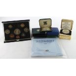 Channel Islands (Jersey & Guernsey) cased commemorative coins and sets (9) including 7 silver