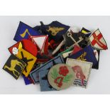 Cloth badges: British Army WW2 & Later Formation Sign Badges all in excellent condition. (approx