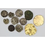 Celtic Britain (11): 8x Iceni ECEN symbol / horse silver units, various sizes, styles and grades,