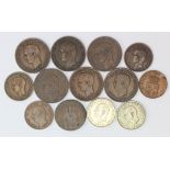 Greece (13) 19th-20thC, a couple silver, mixed grade.