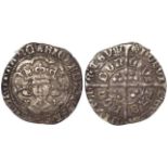 Richard III silver Groat (1483-85), London mint, Class 3, mm. halved sun and rose 2 / 3, reads