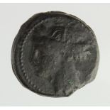 Ancient Greek: Zeugitania, Carthage (Sardinia) AE20, 300-264 BC, Obv: Tanit l. / Rev: Head of