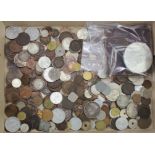 GB & World Coins, Medal, Tokens etc, a large assortment in a tray, ancient to modern, including