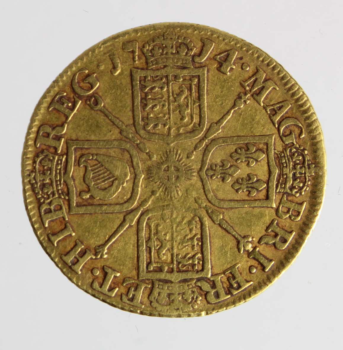 Guinea 1714 Fine/GF - Image 2 of 2