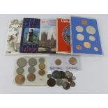 GB & World Coins and Sets (15 +6 sets), ancient to modern including silver.